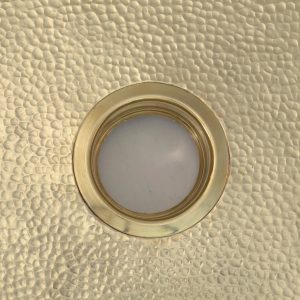 Garbage Disposal. Unlacquered Brass. Flange Kitchen Sink flange kit 3 1/2 standard sink Drain hole